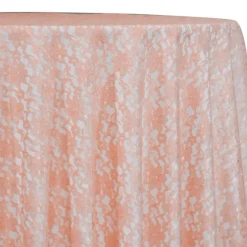 Classic Lace Table Linen in Peach 4122