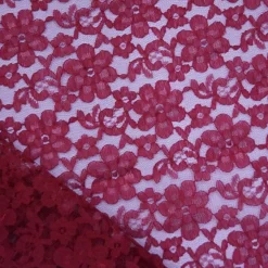 Classic Lace Table Runner in Burgundy 1539