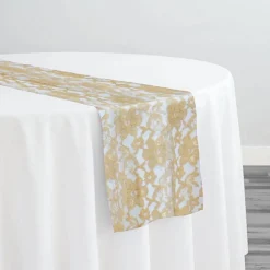 Classic Lace Table Runner in Champagne 1341