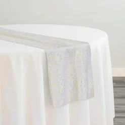 Classic Lace Table Runner in Ivory