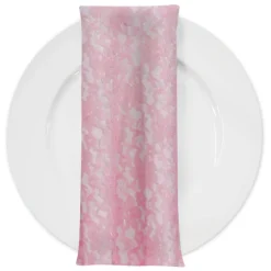 Classic Lace (w/ Poly Lining) Table Napkin in Pink 1156