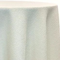 Cloud Chenille Table Linen in Off White