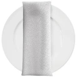 Cloud Chenille Table Napkin in White