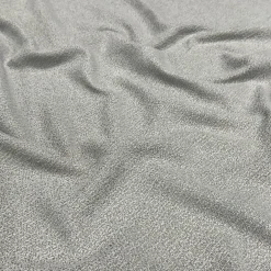 Cloud Chenille Table Runner in Silver