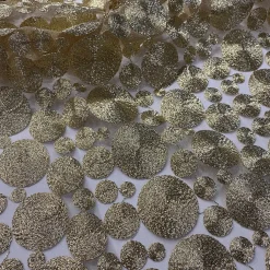 Coin Table Linen in Champagne