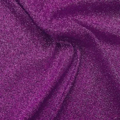 Confetti Metallic Table Linen in Fuchsia