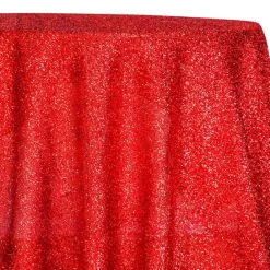 Confetti Metallic Table Linen in Red