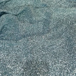 Confetti Metallic Table Linen in Baby Blue