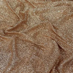 Confetti Metallic Table Linen in Champagne