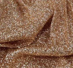 Confetti Metallic Table Linen in Champagne