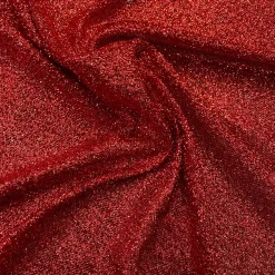 Confetti Metallic Table Runner in Red