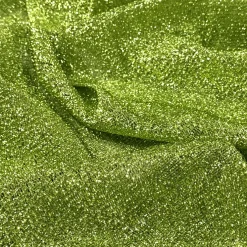 Confetti Metallic Table Runner in Lime