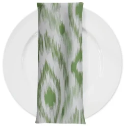 Cosmo Print (Dupioni) Table Napkin in Avocado