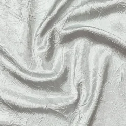 Crush Satin (Bichon) Table Napkin in White