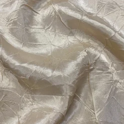 Crush Satin (Bichon) Table Runner in Ivory 112