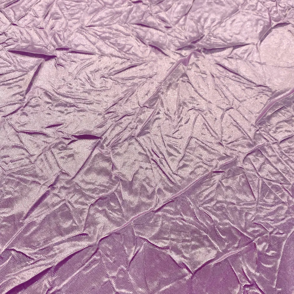 Crush Satin (Bichon) Table Runner in Lavender 468