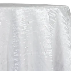 Crush Shimmer (Galaxy) Table Linen in White