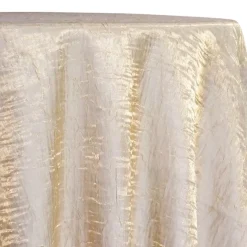 Crush Shimmer (Galaxy) Table Linen in Ivory 18