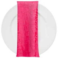 Crush Shimmer (Galaxy) Table Napkin in Fuchsia 3