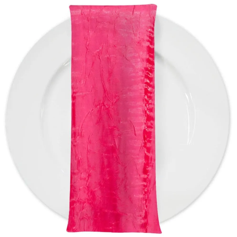 Crush Shimmer (Galaxy) Table Napkin in Fuchsia 3