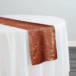 Crush Shimmer (Galaxy) Table Runner in Copper 17