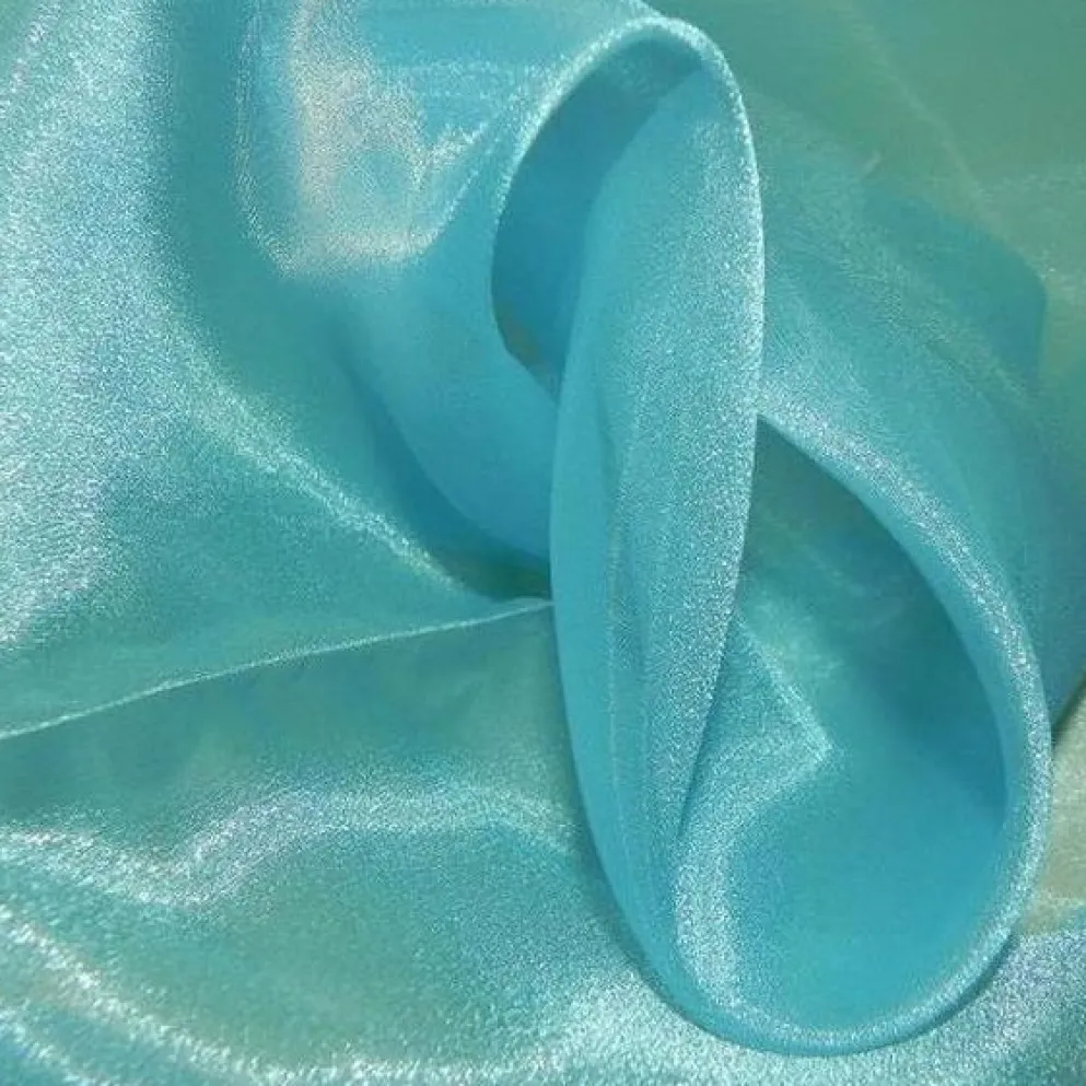 Crystal Organza Table Linen in Turquoise 940
