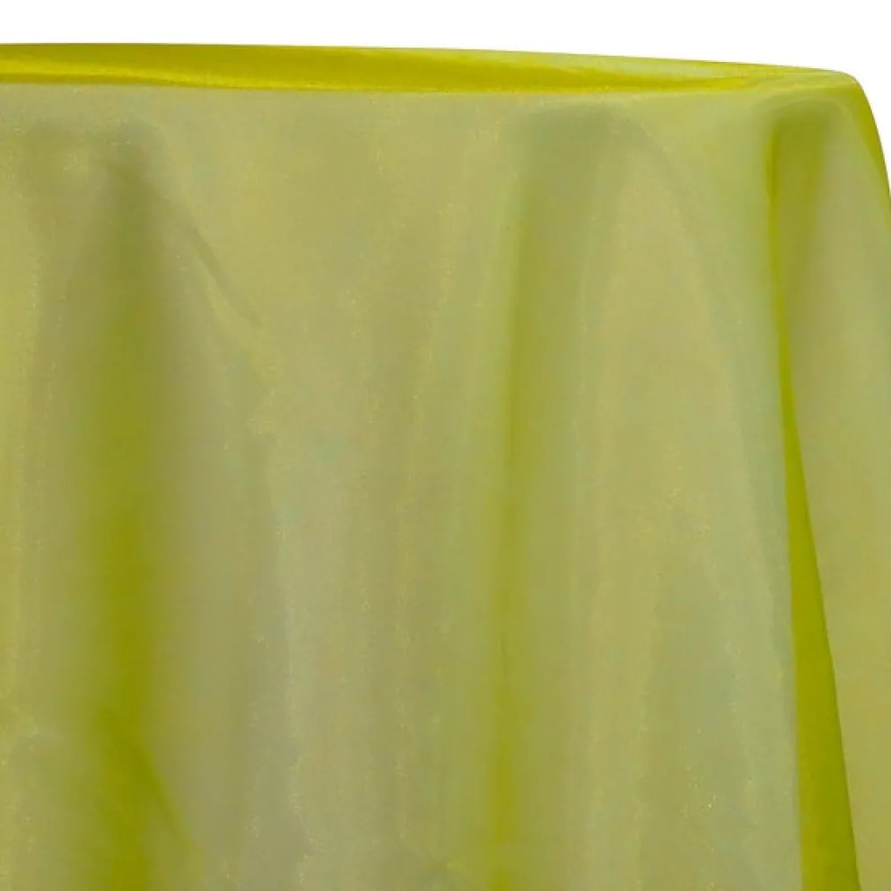 Crystal Organza Table Linen in Yellow 966