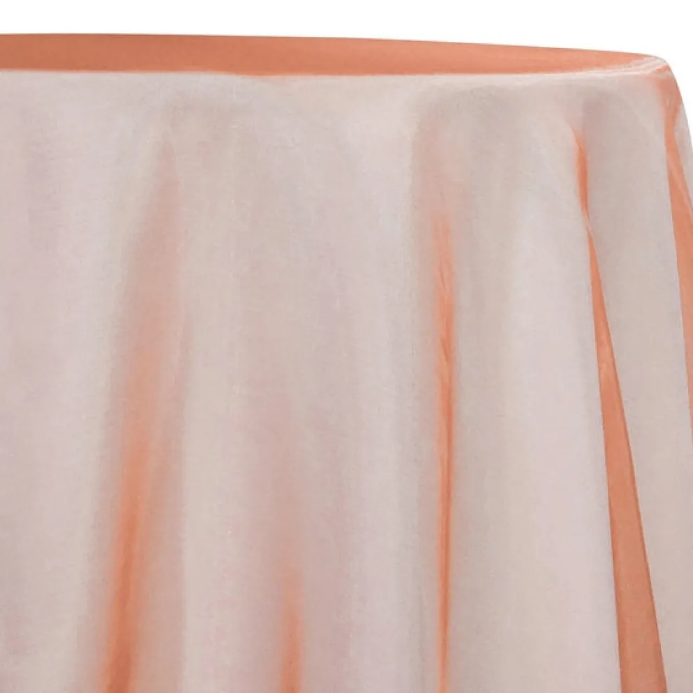 Crystal Organza Table Linen in Dusty Rose 161