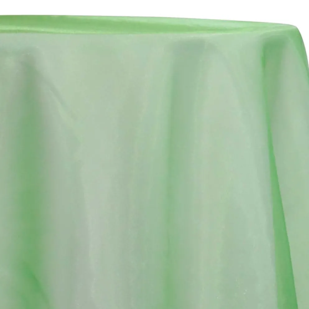 Crystal Organza Table Linen in Lime 993