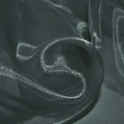 Crystal Organza Table Linen in Charcoal 765