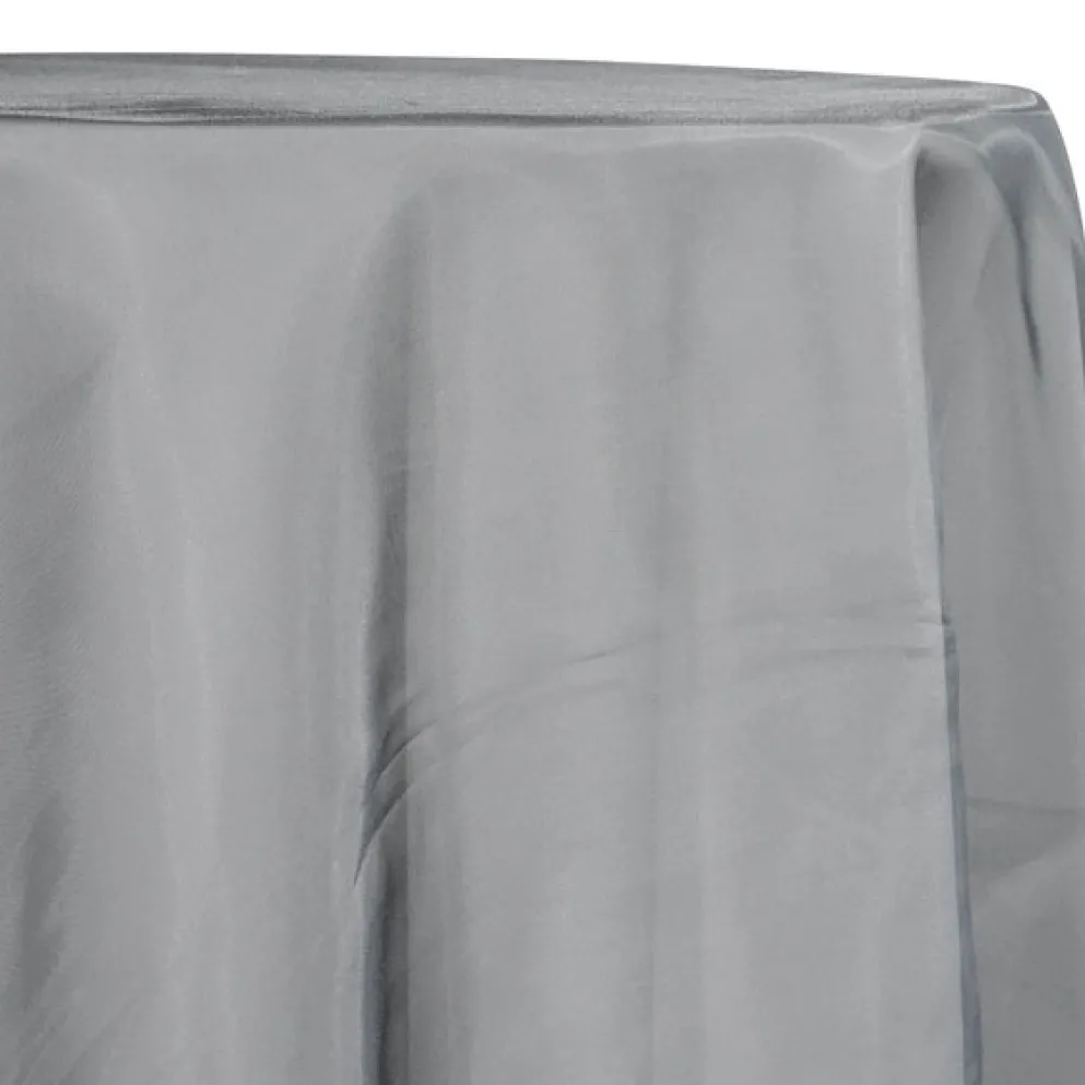 Crystal Organza Table Linen in Silver 922