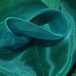 Crystal Organza Table Linen in Teal 952