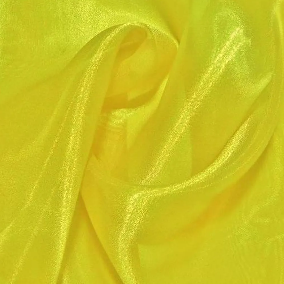 Crystal Organza Table Runner in Yellow 966