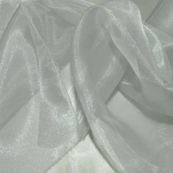 Crystal Organza Table Runner in Silver 922