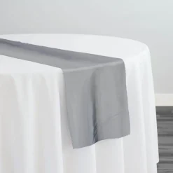 Crystal Organza Table Runner in Silver 220