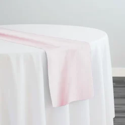 Crystal Organza Table Runner in Pink 509