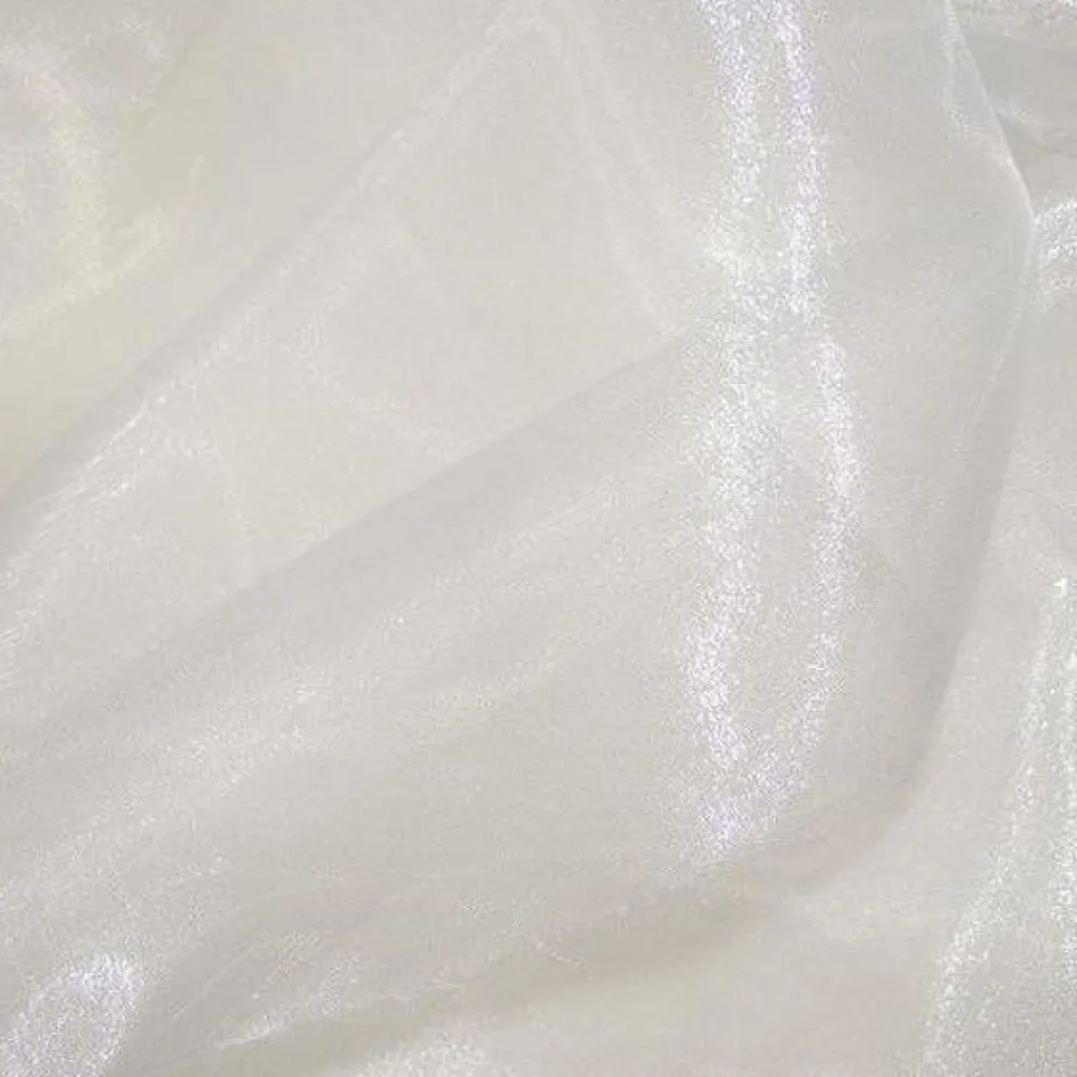 Crystal Organza Table Runner in Off White 250