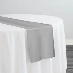 Crystal Organza Table Runner in Gray L 127