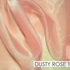 Crystal Organza Table Runner in Dusty Rose 161