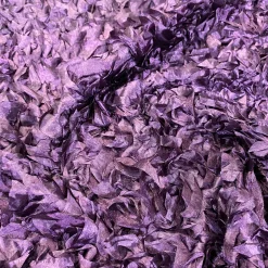 Curly Satin Table Runner in Plum