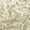 Curly Satin (w/ Poly Lining) Table Napkin in Ivory