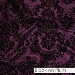 Damask Flocking Taffeta