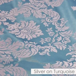 Damask Flocking Taffeta