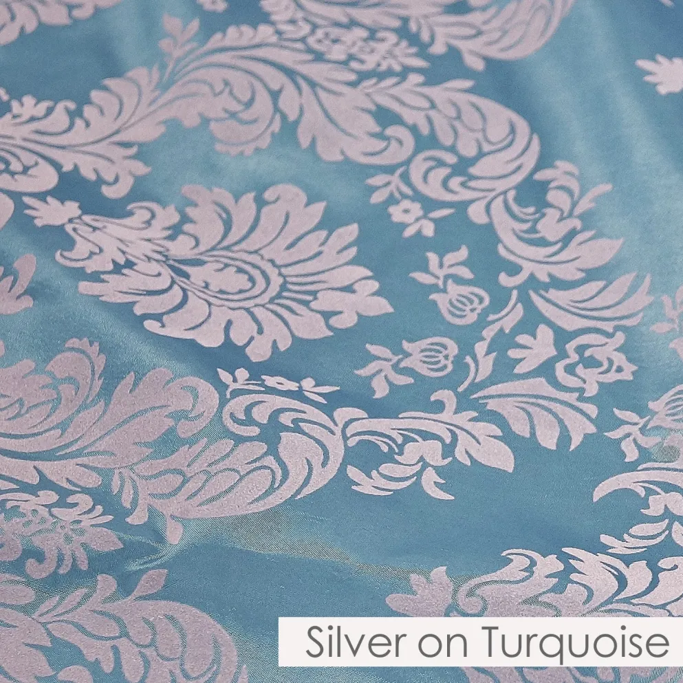 Damask Flocking Taffeta