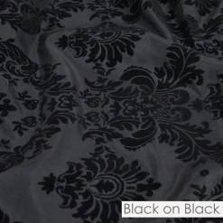 Damask Flocking Taffeta
