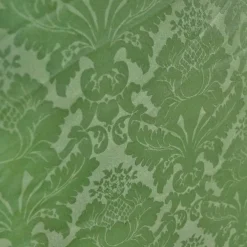 Damask Poly Table Linen in Sage 1152