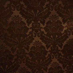 Damask Poly Table Runner in Brown 1266