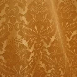 Damask Poly Table Runner in Gold 1326