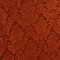 Damask Poly Table Runner in Rust 1351