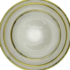 Deco - Glass Dinnerware in White (Item # 0405)